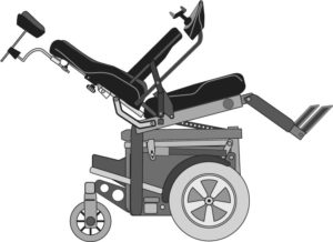 Image Credit 9. Front wheel drive power wheelchair with recline capability ©Model systems knowledge translation center (MSKTC)